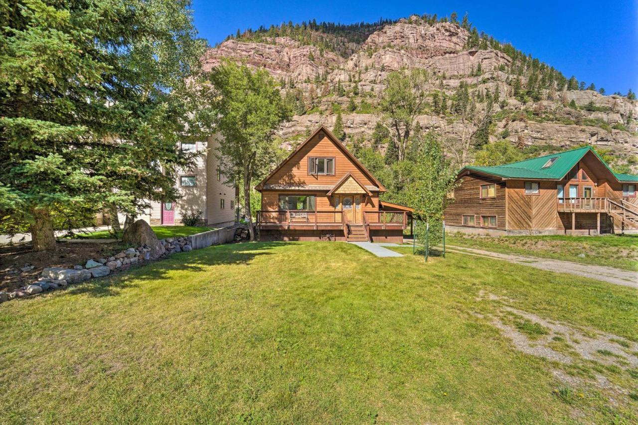 Updated Mtn Home With Deck On Uncompahgre River Ouray Exterior photo